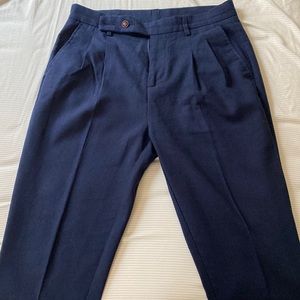 Shein pleated ghurka style trousers